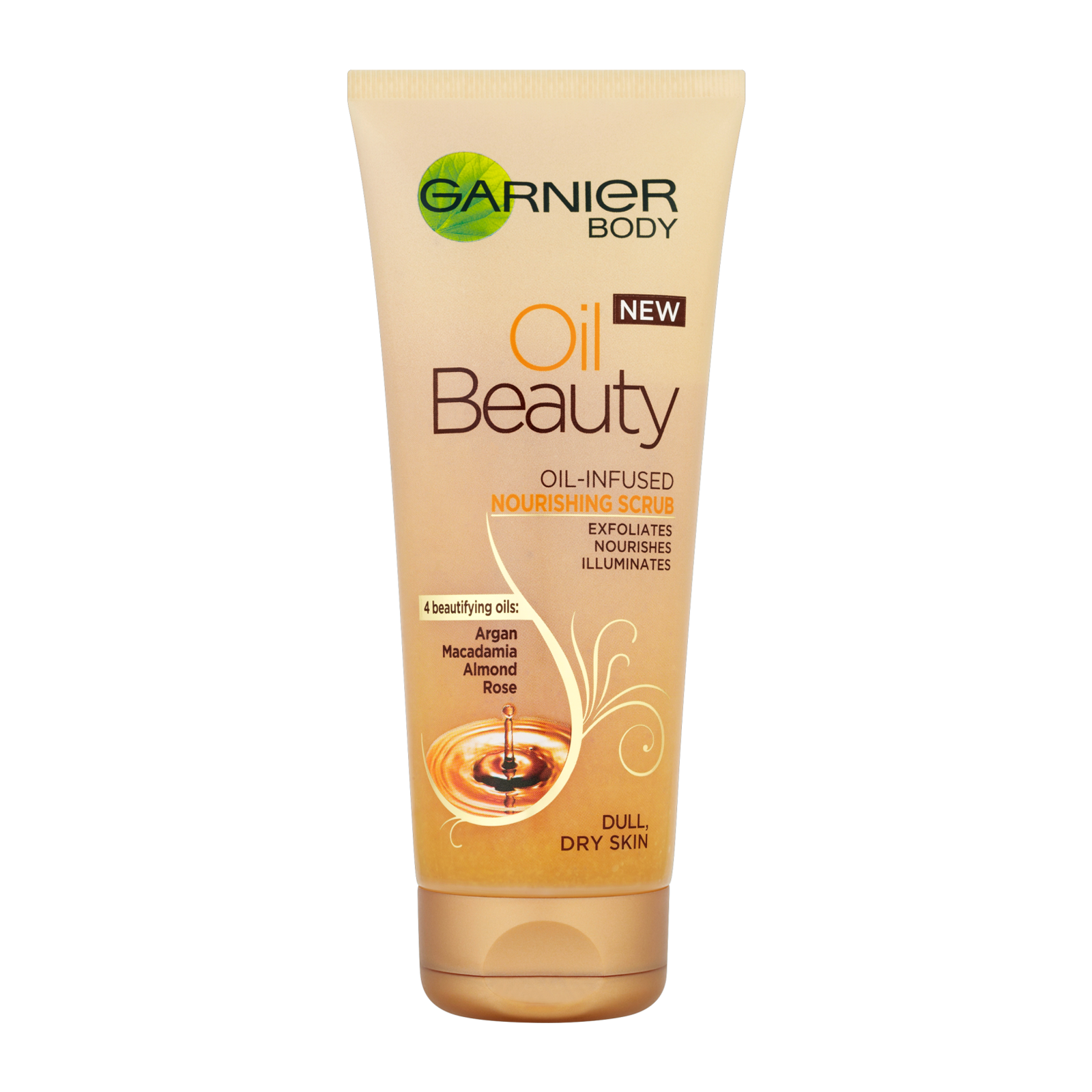Garnier Body Oil Beauty negujući piling za telo sa uljem Kremašica