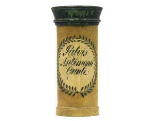 Hungarian-apothecary-jar-18th-century-korisceno-za-sminku-za-oci-kohl