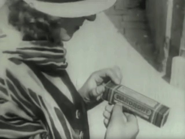 Reklama za Kaladont iz 1926. snimljena u Beogradu