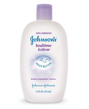 johnsons bed time lotion