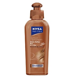 Nivea Brilliant Brown Glanz Reflex Kur & UV filter – pakovanje za smeđu kosu bez ispiranja