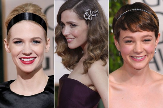 golden globe hair accessories