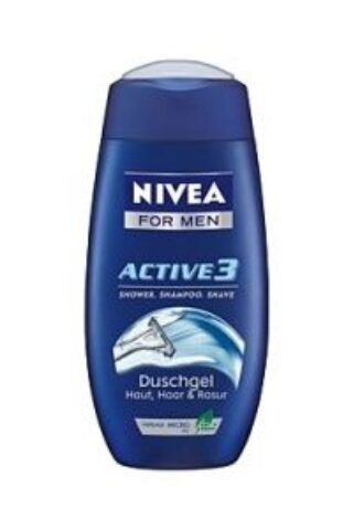 Nivea for Men Active 3 – Shampoo, Body Wash and Shave Cream in One
