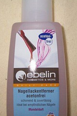 Ebelin Nagellackentferner acetonfrei – odstranjivač laka za nokte