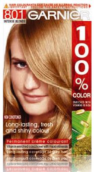Paleta boja za kosu Garnier 100% Color 9