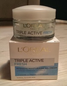 L’Oréal triple active fresh intensive moisturising gel krem