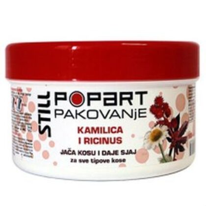 Still Popart pakovanje za kosu kamilica i ricinus