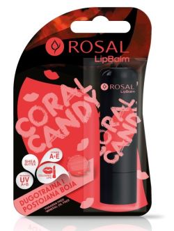 rosal lip balm coral candy