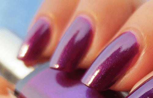 loreal paris 502 purple disturbia nail polish