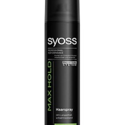 Syoss max hold hairspray