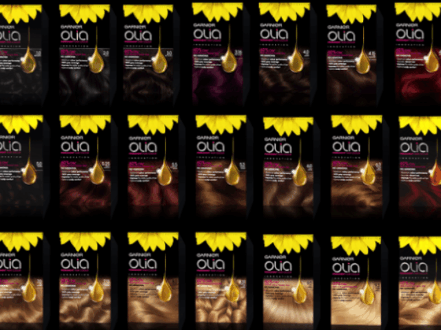 Paleta boja Garnier Olia trajnih farbi za kosu