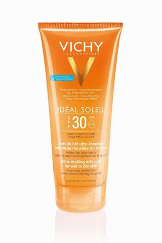 Vichy Ideal Soleil gel-mleko za sunčanje za mokru i suvu kožu