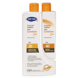 Top Ten losion za zaštitu od sunca sa beta-karotenom – Sun Lotion with Carotene Sun