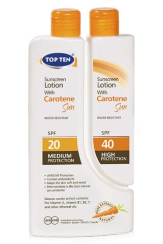 Top Ten losion za zaštitu od sunca sa beta-karotenom – Sun Lotion with Carotene Sun
