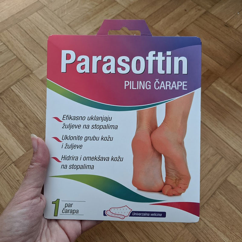 Parasoftin čarape za piling stopala