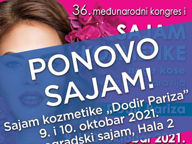 36. međunarodni kongres i sajam kozmetike, nege kose, estetike i zdravlja