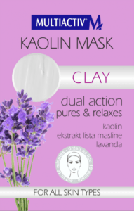 Multiaktiv kaolin maska