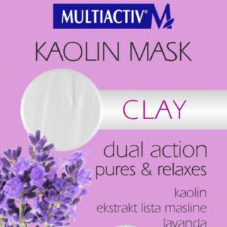 Multiactiv kaolin maska