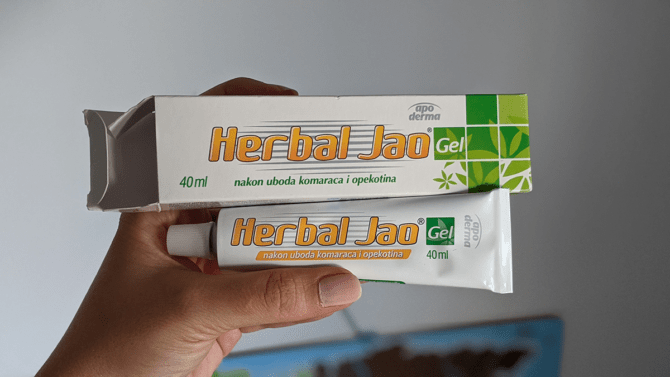 Herbal Jao gel nakon uboda insekata