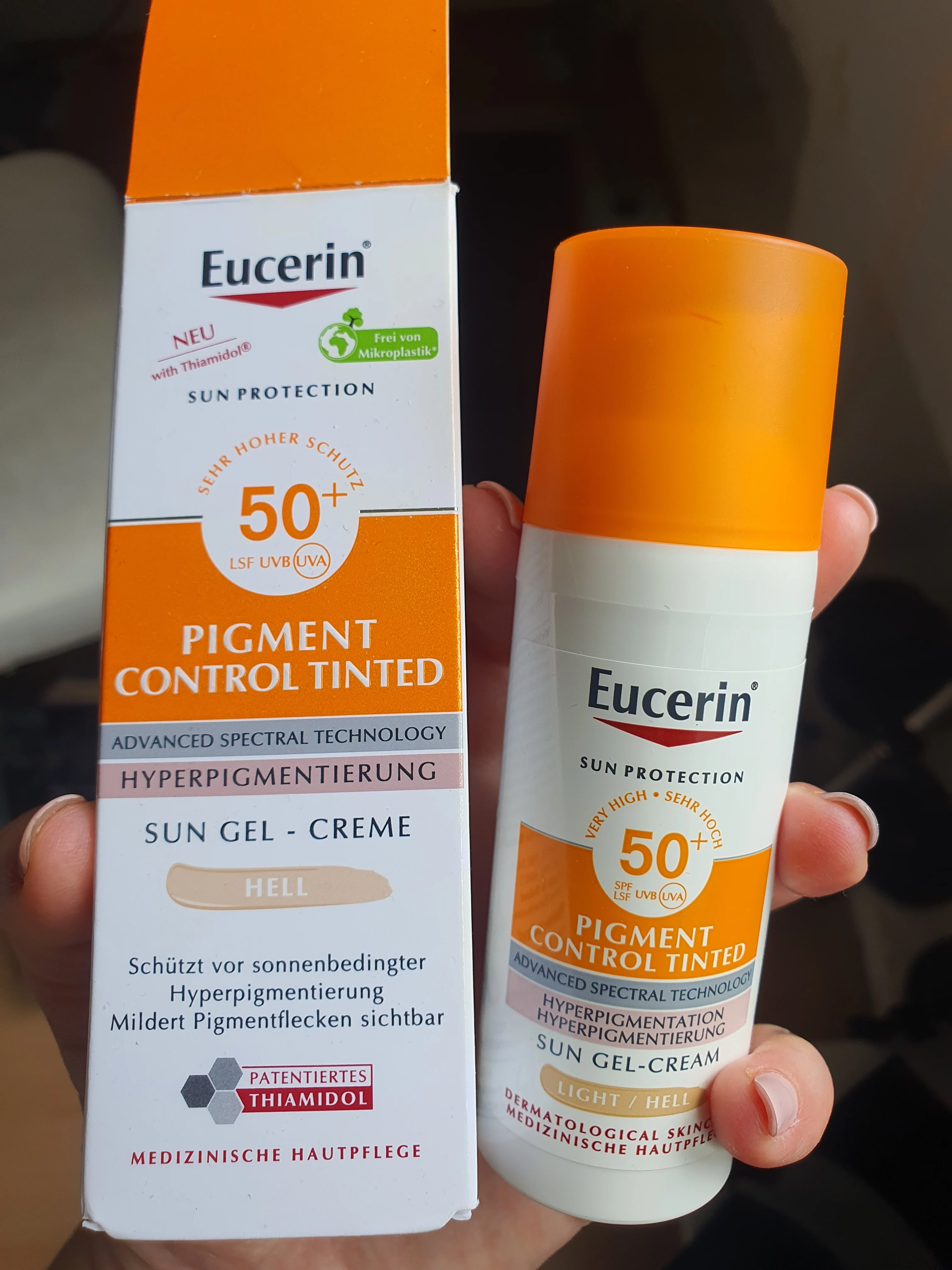 Eucerin Pigment Control Tonirani Fluid za zaštitu od sunca SPF50+