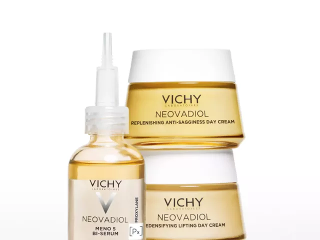 Neovadiol Meno 5 BI-Serum Vichy kampanja #NEMAPAUZEUMENOPAUZI podiže svest o značaju podrške okoline u periodu menopauze svake žene