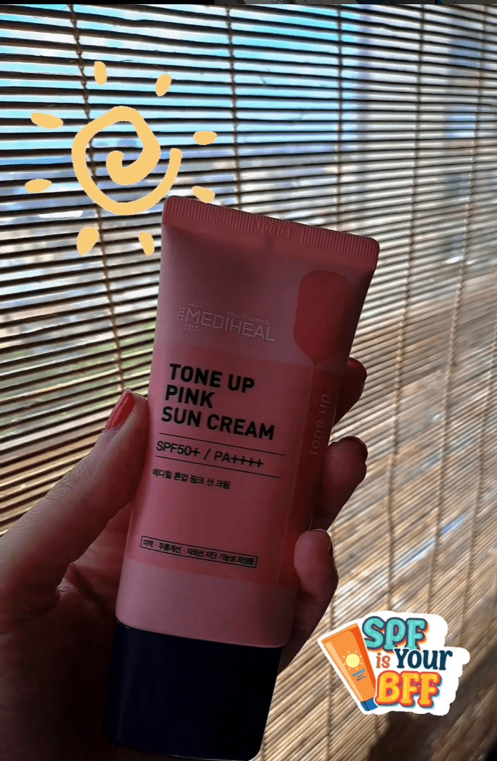 Mediheal Tone Up Pink Light Sun Cream krema sa zastitnim faktorom