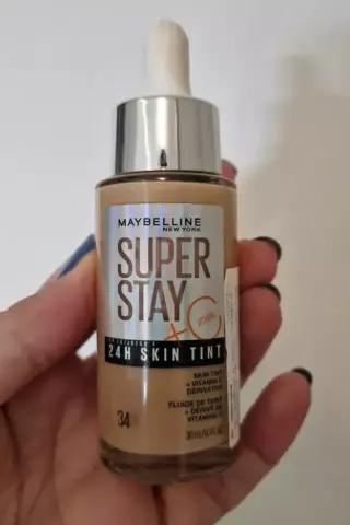 Maybelline Super Stay 24H Skin Tint  + Vitamin C  tonirani serum