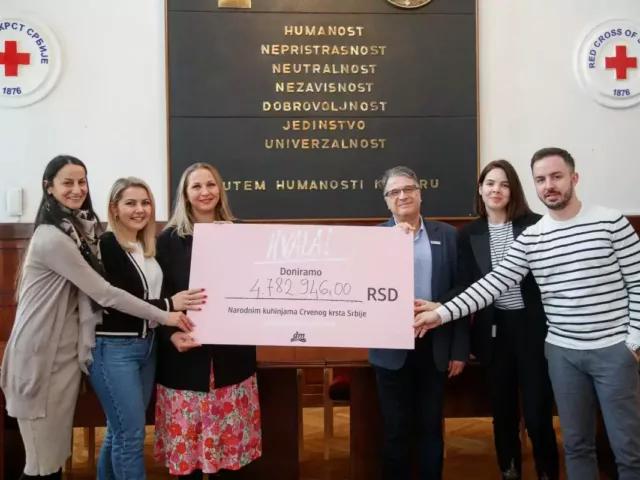 Tradicionalni Giving Friday u kompaniji dm: na Crni petak donira više od 4,7 miliona dinara za Narodne kuhinje Crvenog krsta Srbije