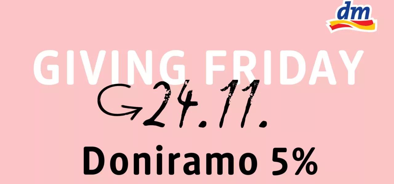 Giving Friday DM drogerie