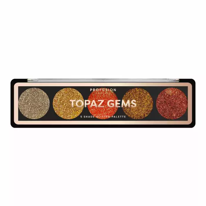 Profusion Topaz Gems - Gliter paleta senki za oči