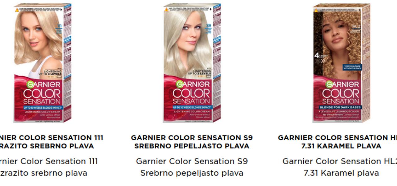 Garnier Color Sensation plave