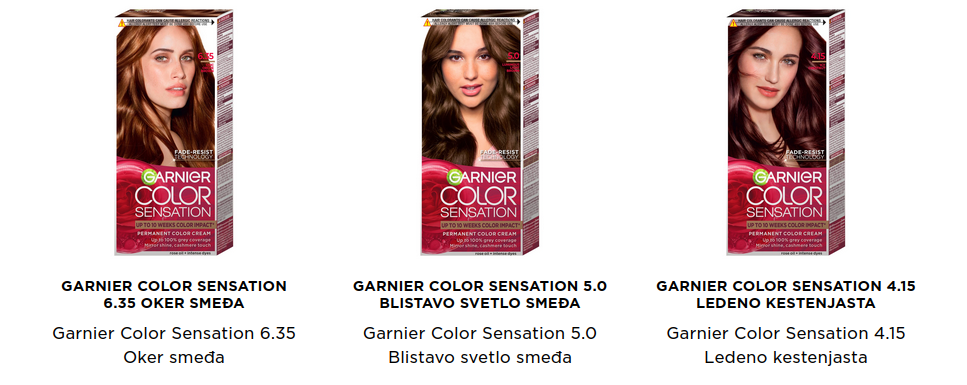 Garnier Color Sensation smedje