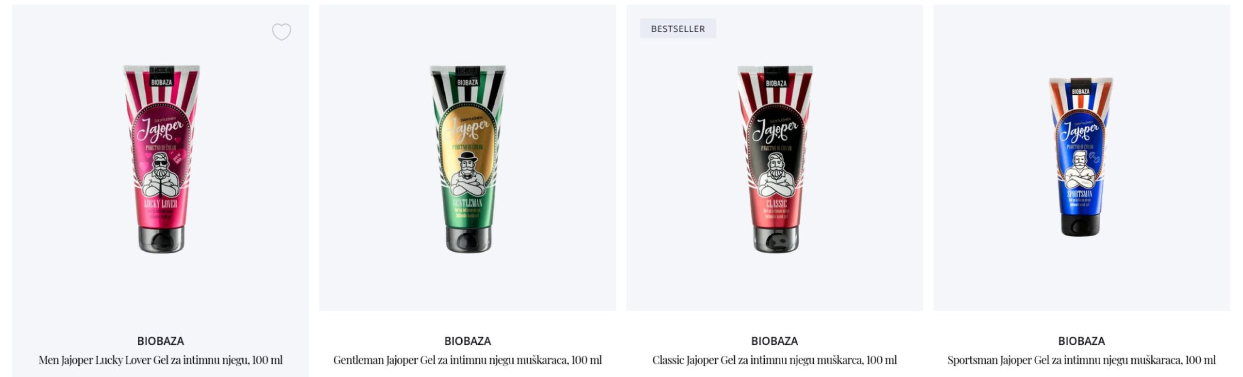 BIOBAZA Jajoper classic gel za intimnu negu